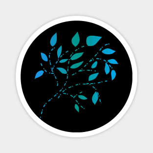 Fantasy flower vector Magnet